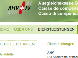 AHV Leistungen