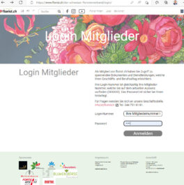 Login Mitglieder