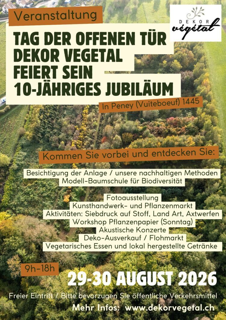 Porte ouverte chez Dekor vegetal ALL